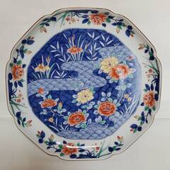 【終】【Y675】奥山庫/大皿/骨董品/時代物/伊万里焼/明治時...