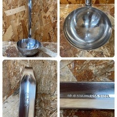 C(6472)ステンレス おたま フライ返し 業務用 調理用品 まとめ売り 厨房用品 中古の画像