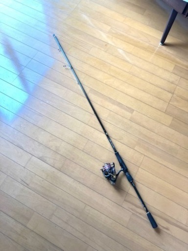 エメラルダス レガリス エギングセット ロッドとリールです