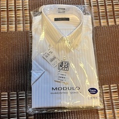 ①半袖ワイシャツ　形態安定　涼感素材　M(39)
