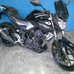  YAMAHA MT-03 黒 車検予備検対応車 エンジン始動動...