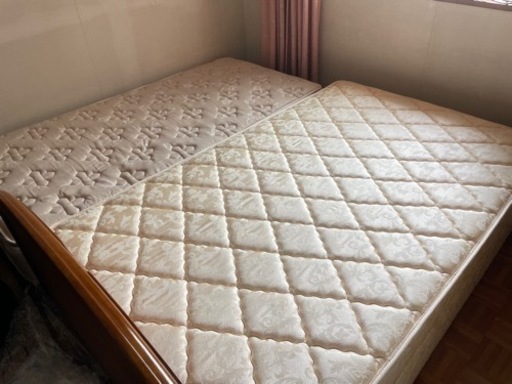 【決定しました】家具 ベッド シングル　マットレス　綺麗です。