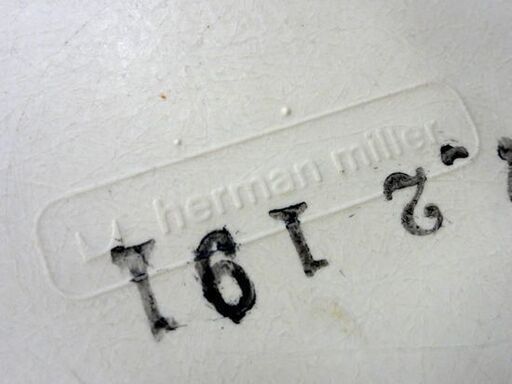 ② Herman Miller ハーマンミラー社 イームズ シェルチェア ネイビー ヴィンテージ 1987年 ファブリック 札幌市 中