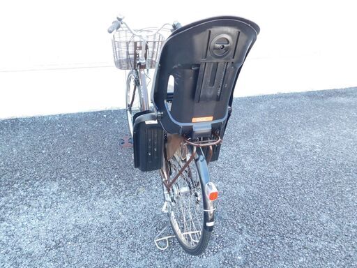 【　電動アシスト自転車 スペシャルセール! 】店内でも中古自転車多数販売中!　早い者勝ち!　新基準2012子供乗せ仕様 BRIDGESTONE アシスタリチウムDX A6D62 ビターブラウン 6.6Ah 2017年購入バッテリー リヤチャイルドシート付 車体＆バッテリー極めて良好 売れてます! 早い者勝ち! 自631