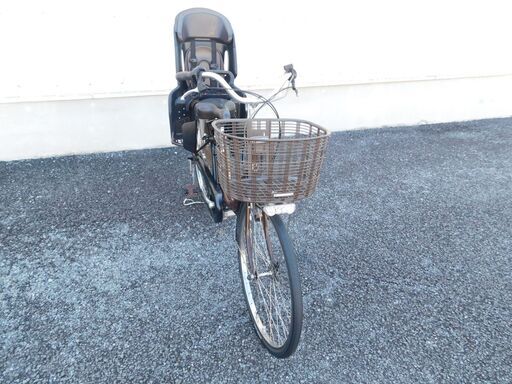 【　電動アシスト自転車 スペシャルセール! 】店内でも中古自転車多数販売中!　早い者勝ち!　新基準2012子供乗せ仕様 BRIDGESTONE アシスタリチウムDX A6D62 ビターブラウン 6.6Ah 2017年購入バッテリー リヤチャイルドシート付 車体＆バッテリー極めて良好 売れてます! 早い者勝ち! 自631