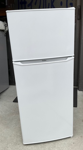 【RKGRE-351】特価！ハイアール/130L 2ドア冷凍冷蔵庫/JR-N130A/中古品/2019年製/当社より近隣無料配達！