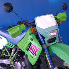 KAWASAKI KDX200SR-2 緑 エンジン始動確認済み 自賠責保険で乗れます 半額配送キャンペーン 現状渡し諸経費￥0- 横浜 P-Yardの画像