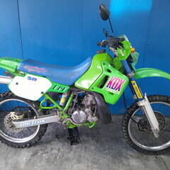 KAWASAKI KDX200SR-2 緑 エンジン始動確認済み 自賠責保険で乗れます 半額配送キャンペーン 現状渡し諸経費￥0- 横浜 P-Yardの画像