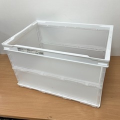 アスクル　薄型折りたたみコンテナ 50L