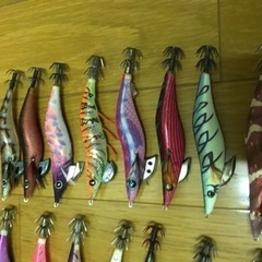 中古釣具　エギ　まとめ売りの画像