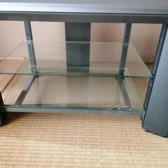 テレビ台　グレーの画像