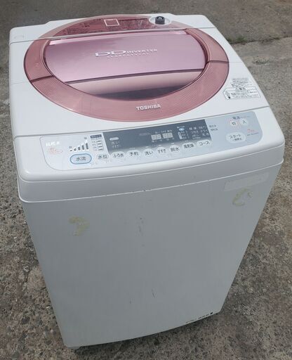 TOSHIBA 洗濯機 2010年 7kg　年式古いですが機能は問題ありません。