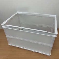 アスクル 薄型折りたたみコンテナ 50L