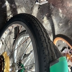 タイヤ新品　SOUTHERNPORT SP-MIN 20インチ シマノ6速 430mm minivelo ミニベロ 中古 自転車 メタル グリーンの画像