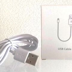 USBケーブル　typeC　ホワイト　未使用の画像