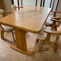家具 ダイニングセット　差し上げます