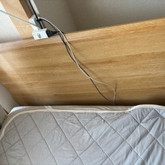マットレス付き　シングルベッド！の画像