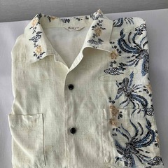 【お取引中】（洋服の青山購入）メンズかりゆしウェア2着セットの画像