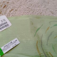 さわやかなグリーン帯揚げ