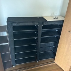 引き取り決定‼️靴箱‼️スニーカー収納‼️簡単組立‼️クローゼットの中にも‼️の画像