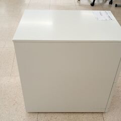 ★ジモティ割あり★  キャビネット　 クリーム H60.5×D58×W39.5 クリーニング済み TJ6947の画像