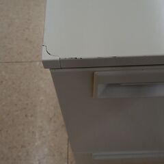 ★ジモティ割あり★  キャビネット　 クリーム H60.5×D58×W39.5 クリーニング済み TJ6947の画像