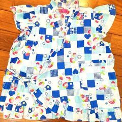 新品タグ付き　じんべえ　浴衣　110cmの画像