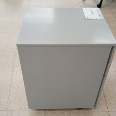 ★ジモティ割あり★  キャビネット　 グレー H61×D48×W40.5 クリーニング済み TJ6948の画像