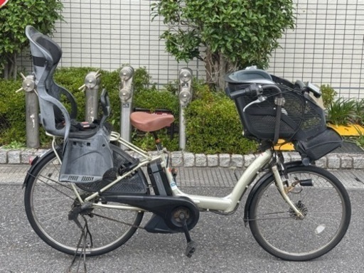電動アシスト自転車 ヤマハ PAS Kiss 3人乗り PM26K 8.9Ah 22/26インチ アシスト快調 子供乗せ前後 予備バッテリー予備充電器付き