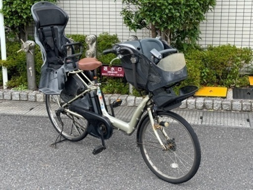 電動アシスト自転車 ヤマハ PAS Kiss 3人乗り PM26K 8.9Ah 22/26インチ アシスト快調 子供乗せ前後 予備バッテリー予備充電器付き