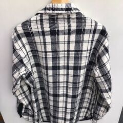 【489】コットンジャケット リアルマッコイズ  ホワイト&ブラックの画像