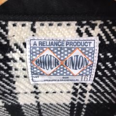 【489】コットンジャケット リアルマッコイズ  ホワイト&ブラックの画像