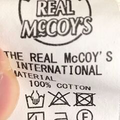 【489】コットンジャケット リアルマッコイズ  ホワイト&ブラックの画像