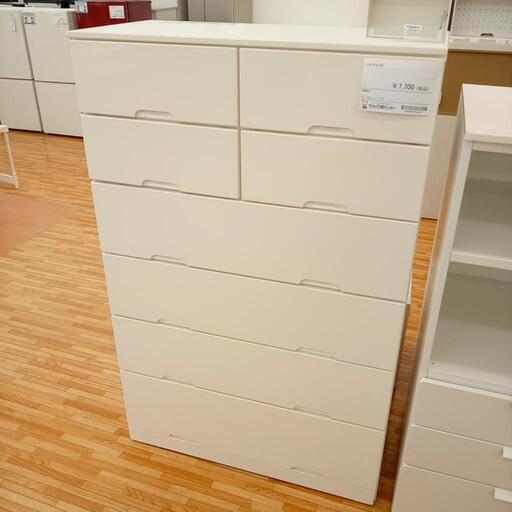 ★ジモティ割あり★ ハイチェスト　衣類収納　ホワイト　クリーニング済　YJ2965