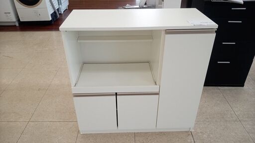 ★ジモティ割あり★ ニトリ レンジ台 白 H89×D39.5×W90 クリーニング済み TJ6955