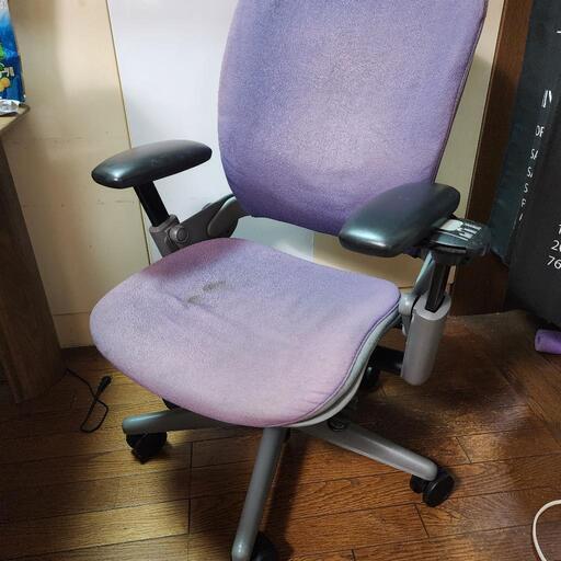 【中古】Steelcase スチールケース ハイバックチェア 肘付き 椅子 オフィス家具