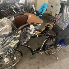 プチママン 非電動 変速付き 子供乗せ自転車 3人乗り