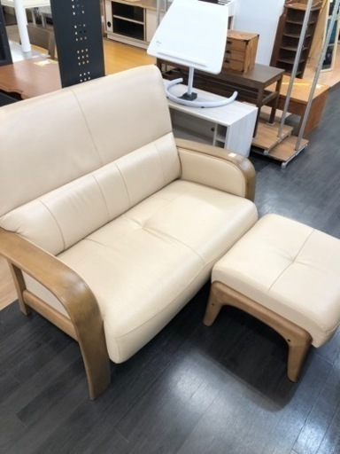 karimoku 2人掛けソファー  ベージュ