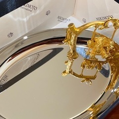 ミキモトMikimoto トレイ パール付き
