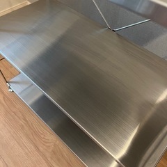 無印良品ステンレスユニットシェルフの画像