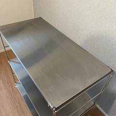無印良品ステンレスユニットシェルフの画像