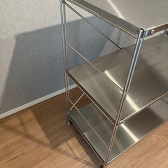 無印良品ステンレスユニットシェルフの画像