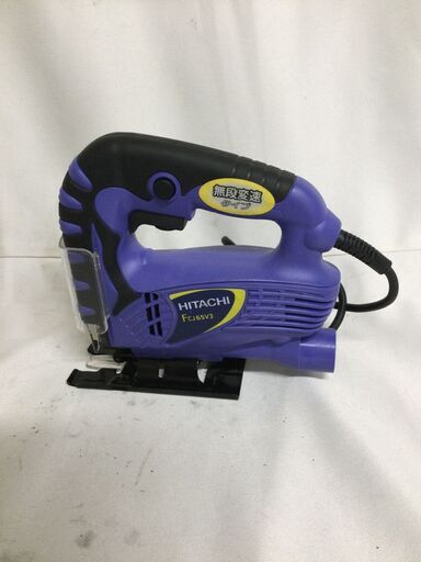 【北見市発】ヒタチ HITACHI 日立 65㎜無段変速ジグソー FCJ65V3 紫 電動工具 電動工具 DIY 切断 木工 (D5820raY)