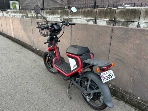 【電動バイク:満タン15円】◎走行距離359km(カゴは外せます) GOCCIA GEV600
