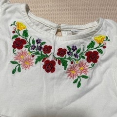 110センチ❤︎刺繍ワンピース❤︎の画像