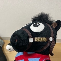 ゴルフのドライバーカバー（競馬　キズナ）の画像