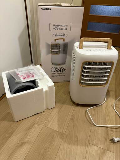 山善 YAMAZEN コンパクトクーラー ポータブルクーラー 排熱ダクト付き YEC-M03