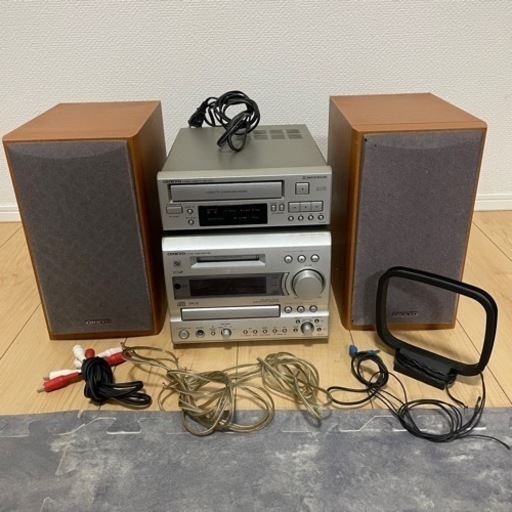 【ジャンク】ONKYO CD/MD/カセット　コンポ