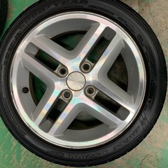 ワゴンR MC21S　RR純正ホイール　タイヤ4本セット　の画像