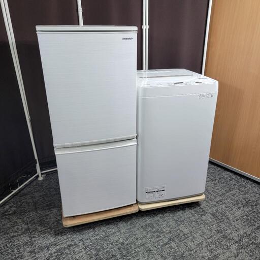 ‼️配送設置は無料‼️最新2021\u002620年製✨つけかえドア対応✨SHARP 家電セット